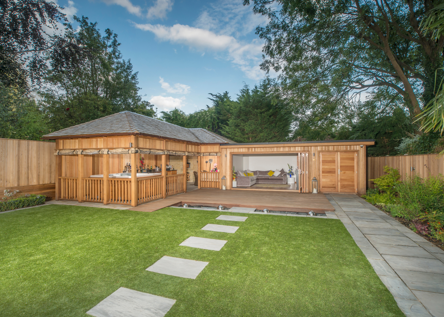 Shapes and sizing for garden rooms